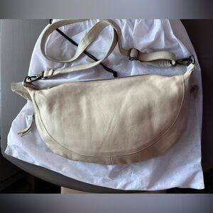 Latico Leathers Callie Crossbody Sling NEW Oat